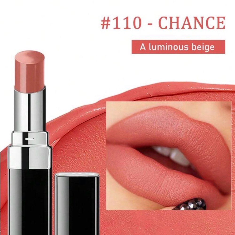 CHANEL Rouge Coco Bloom Lipstick — Chance 110 Peach Pink - Picture 5 of 5